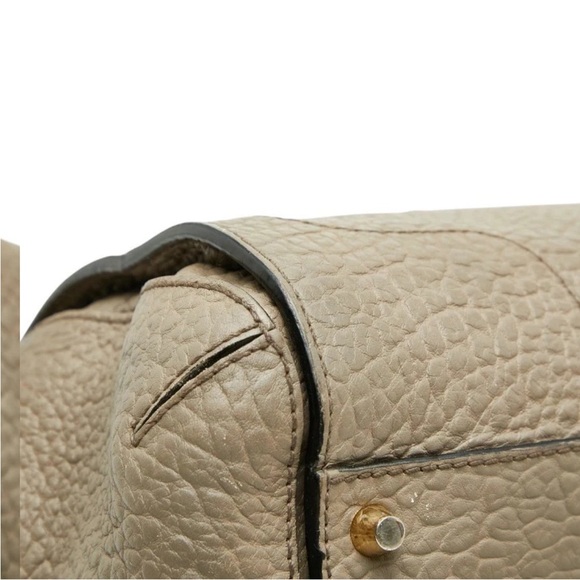 Burberry Pebbled Leather Satchel in Taupe - Picture 5 of 10